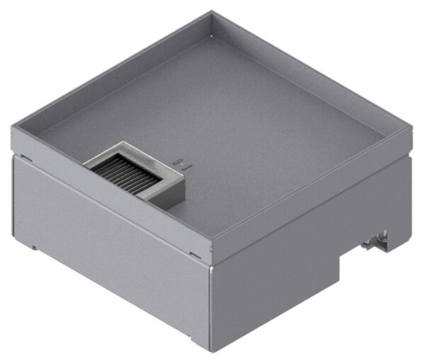 Produktbild UBD 212 202  -  Unterflur-Bodendose UBD 210 inkl. Deckel mit Kante, geschlossen, 20mm Vertiefung und 1 Bürstenauslass